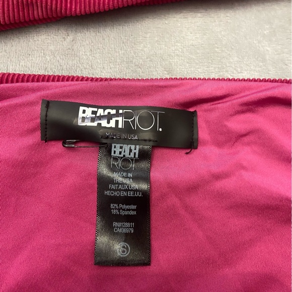 New! Beach Riot Joyce swimsuit be mine colorblock 27776 - Picture 8 of 11